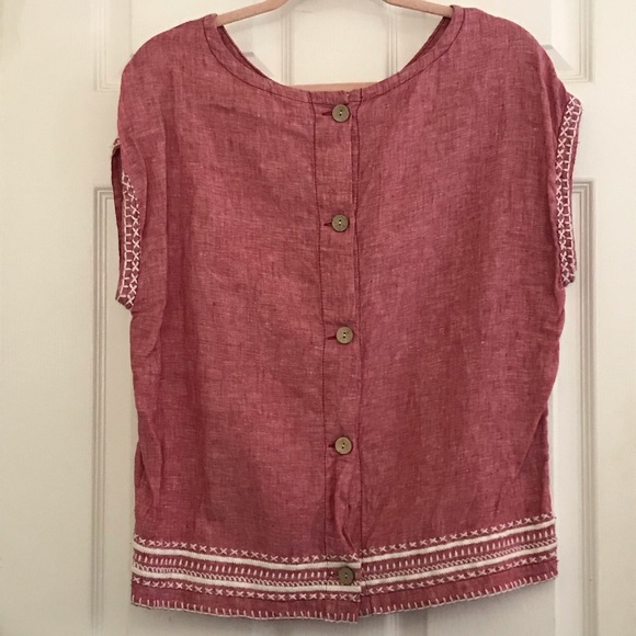 100% Linen Top - Picture 6 of 9